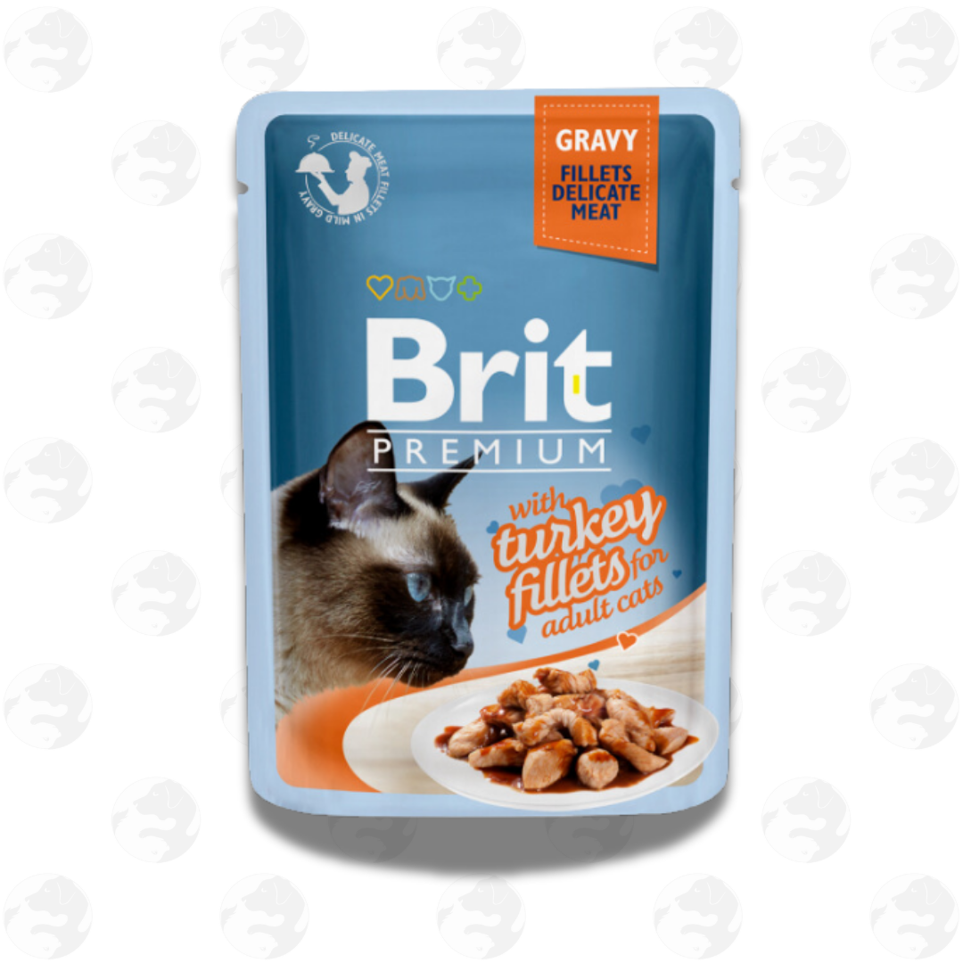 Brit Premium in Gravy Fillet Cat Wet Food 85g