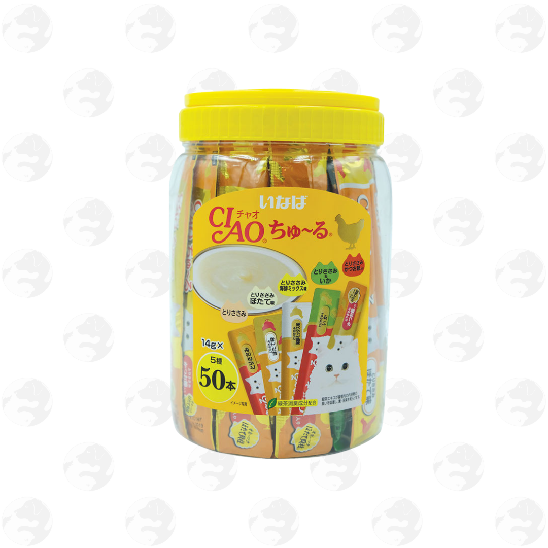 Ciao Churu Festive Jar Cat Treats 14g x 50 Sticks