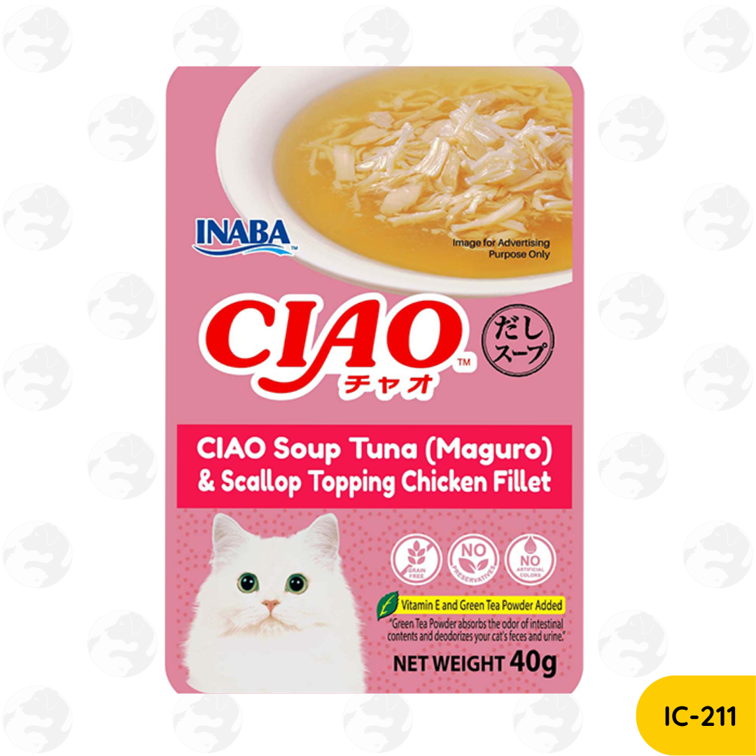 Ciao Pouch Creamy and Soup Fillet Wet Cat Food 40g x 1 Pouch