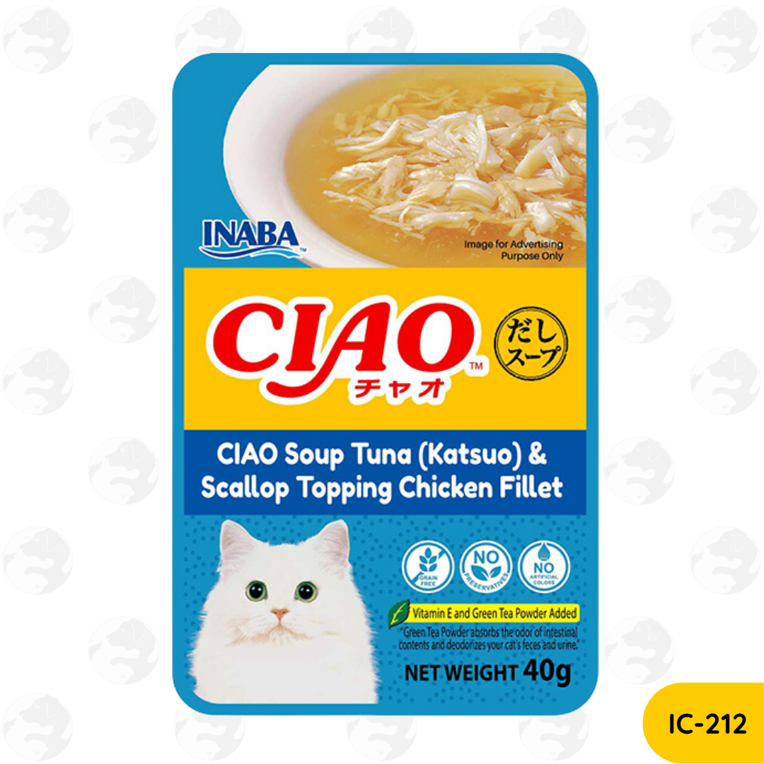 Ciao Pouch Creamy and Soup Fillet Wet Cat Food 40g x 1 Pouch