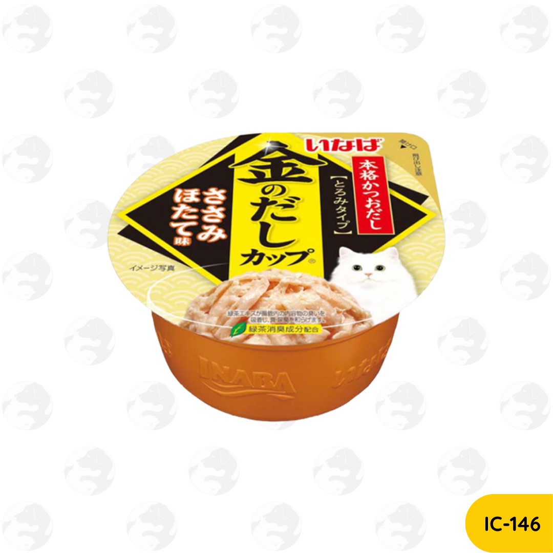 Ciao Inaba Gravy Tuna 80g, Gravy Chicken 70g, Pudding 65g, Soft Jelly 65g Wet Cat Food Cup