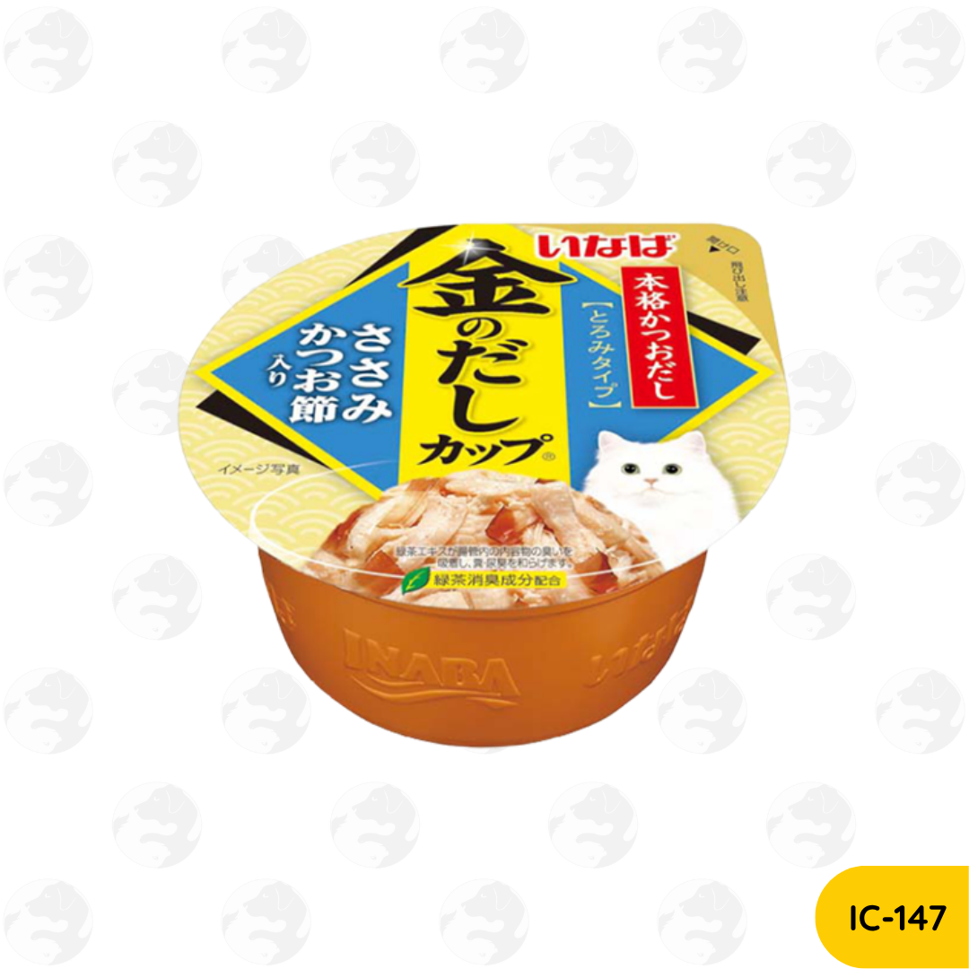 Ciao Inaba Gravy Tuna 80g, Gravy Chicken 70g, Pudding 65g, Soft Jelly 65g Wet Cat Food Cup