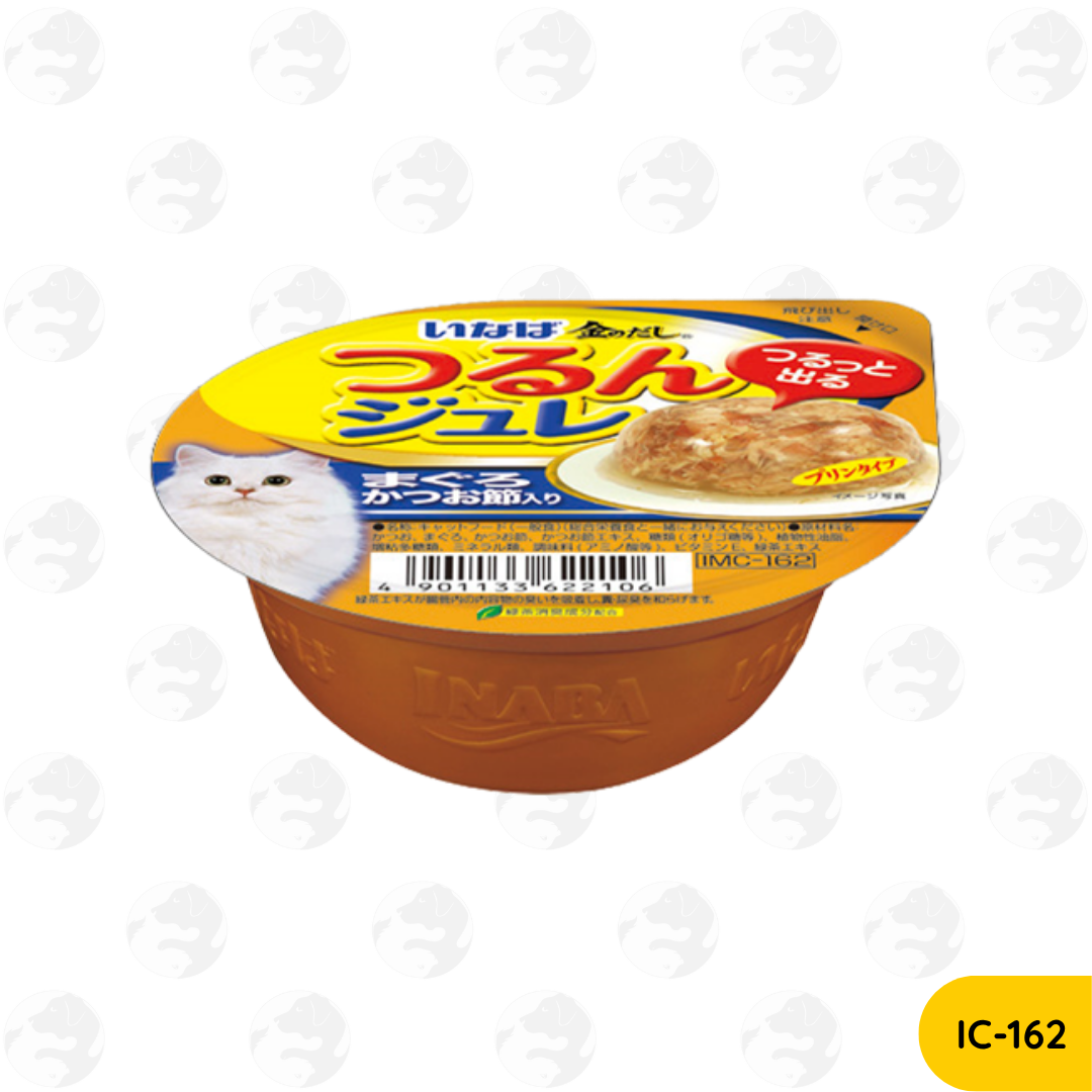 Ciao Inaba Gravy Tuna 80g, Gravy Chicken 70g, Pudding 65g, Soft Jelly 65g Wet Cat Food Cup