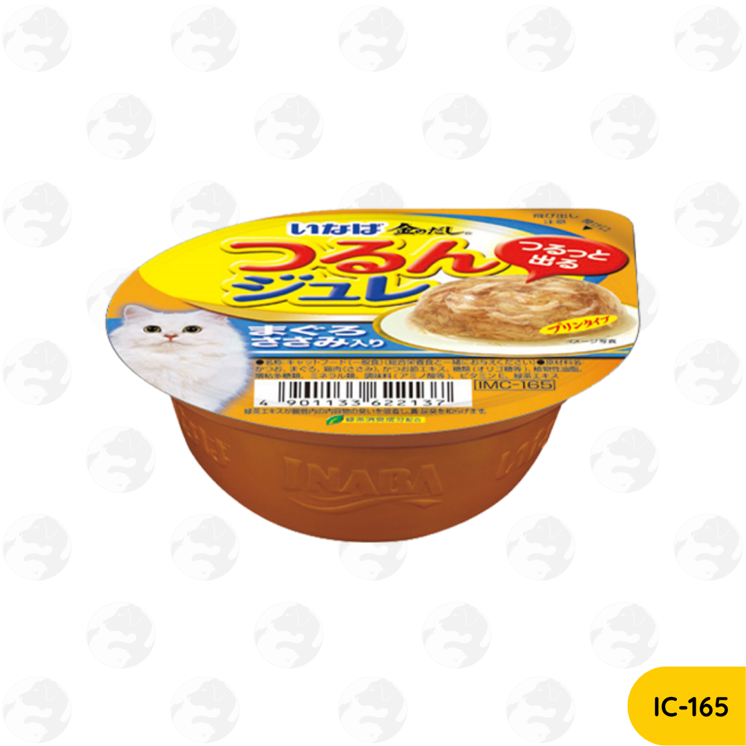 Ciao Inaba Gravy Tuna 80g, Gravy Chicken 70g, Pudding 65g, Soft Jelly 65g Wet Cat Food Cup