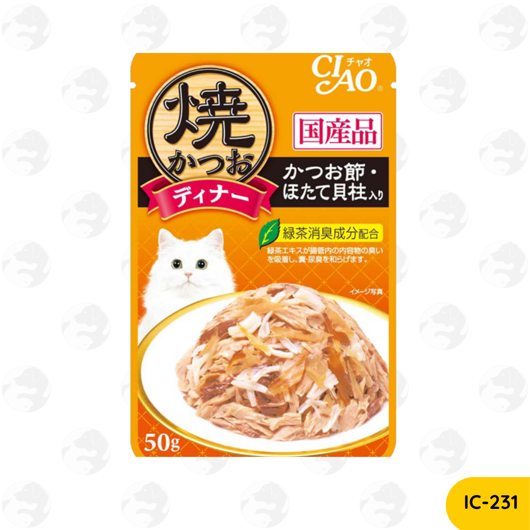 Inaba Ciao Jelly & Grilled Jelly Pouch Cat Wet Food 50/60g