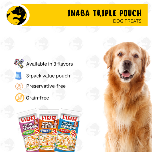 Inaba Ciao Churu Wet Dog Food in Pouch 60g 3 Pouches per Pack (Total of 180g)