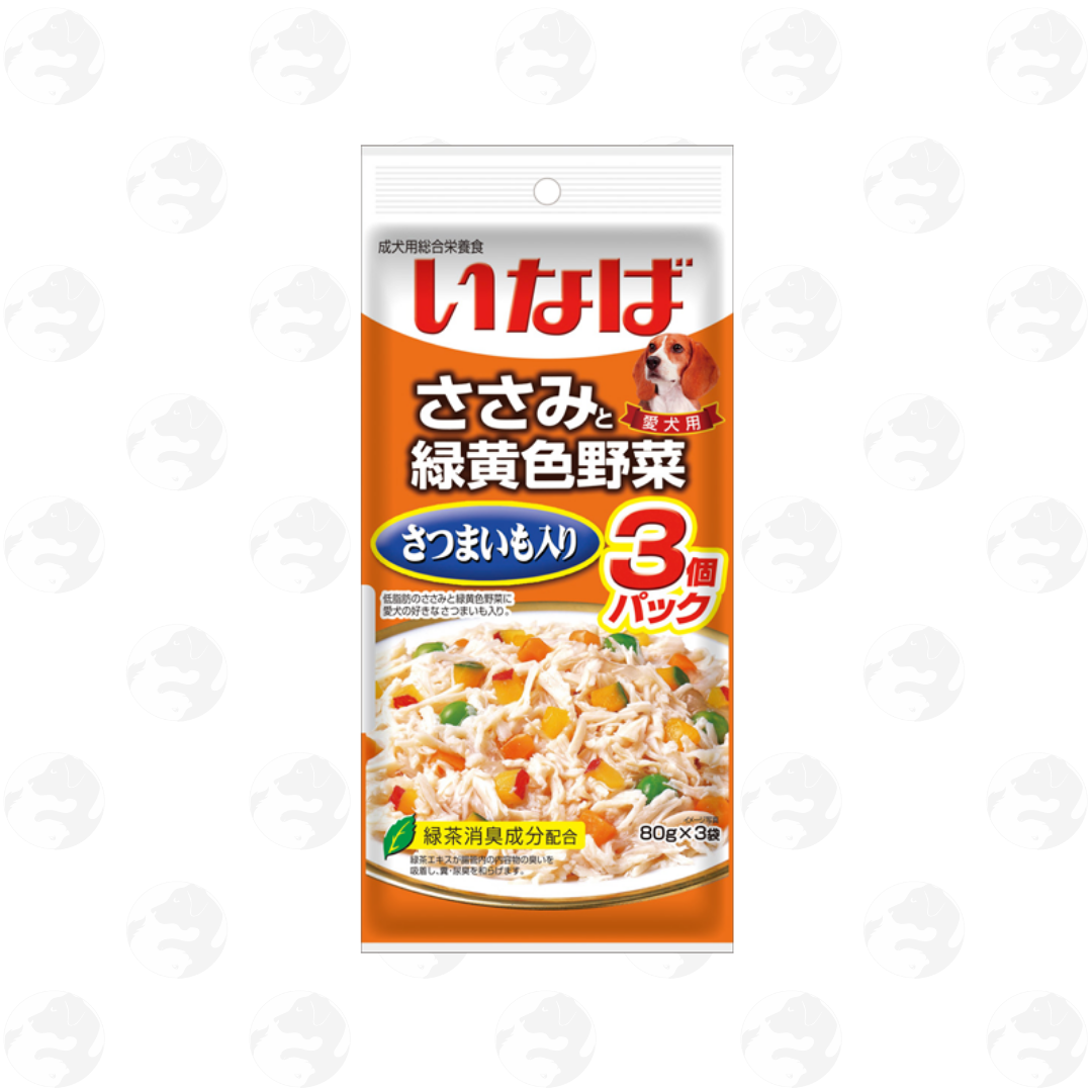 Inaba Ciao Churu Wet Dog Food in Pouch 60g 3 Pouches per Pack (Total of 180g)