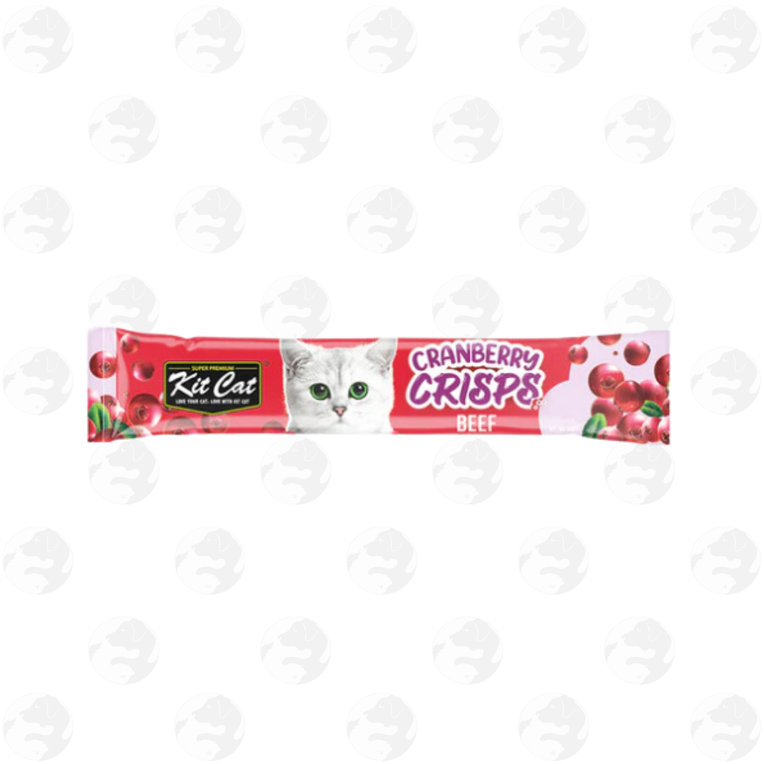 Kit Cat Cranberry Crisps 20grams Oral Dental Cat Treats