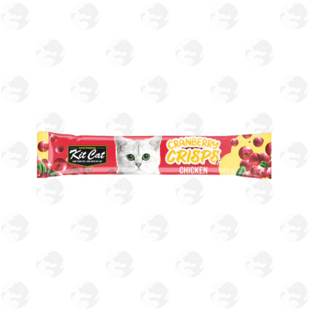 Kit Cat Cranberry Crisps 20grams Oral Dental Cat Treats