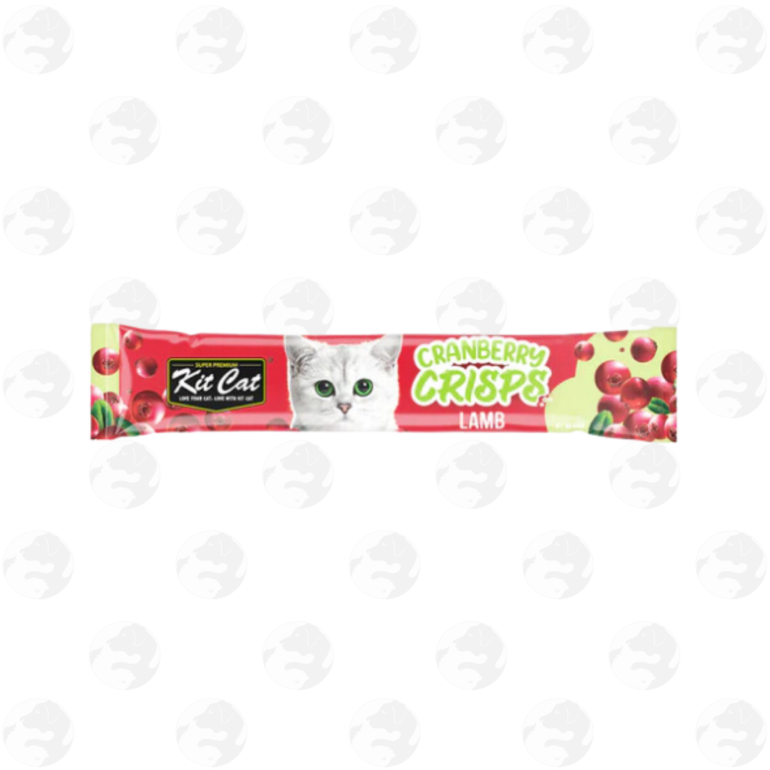 Kit Cat Cranberry Crisps 20grams Oral Dental Cat Treats