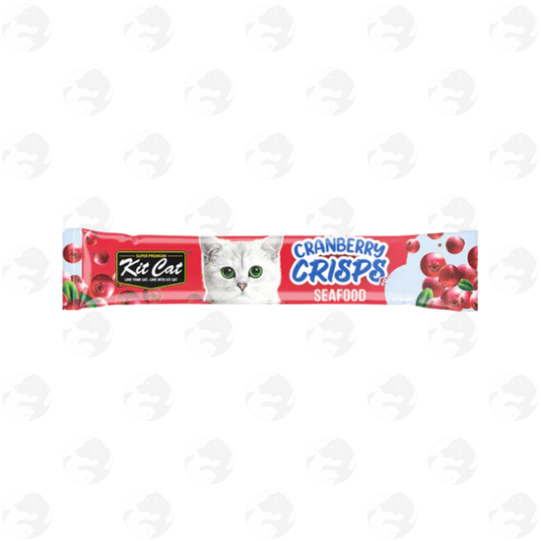 Kit Cat Cranberry Crisps 20grams Oral Dental Cat Treats