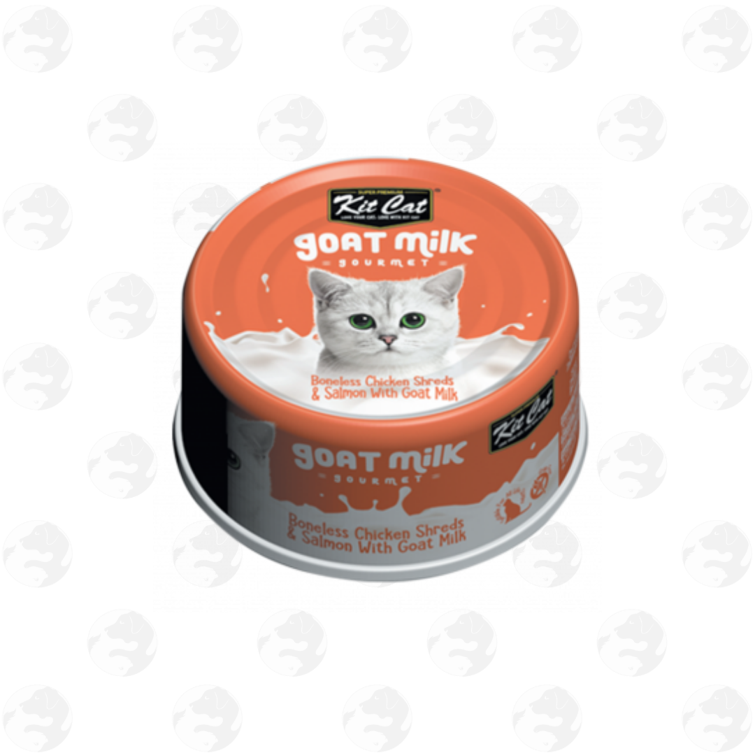 Kit Cat Gourmet with Goat Milk in Can 70g Wet Food