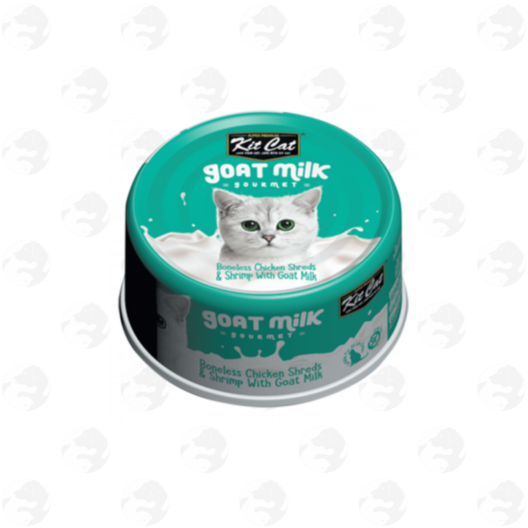 Kit Cat Gourmet with Goat Milk in Can 70g Wet Food