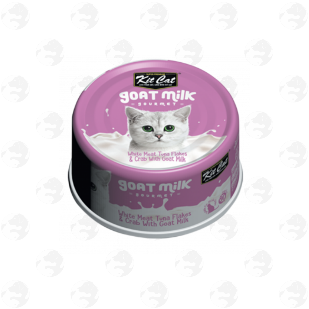 Kit Cat Gourmet with Goat Milk in Can 70g Wet Food