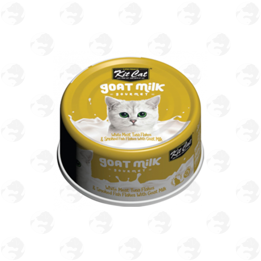 Kit Cat Gourmet with Goat Milk in Can 70g Wet Food