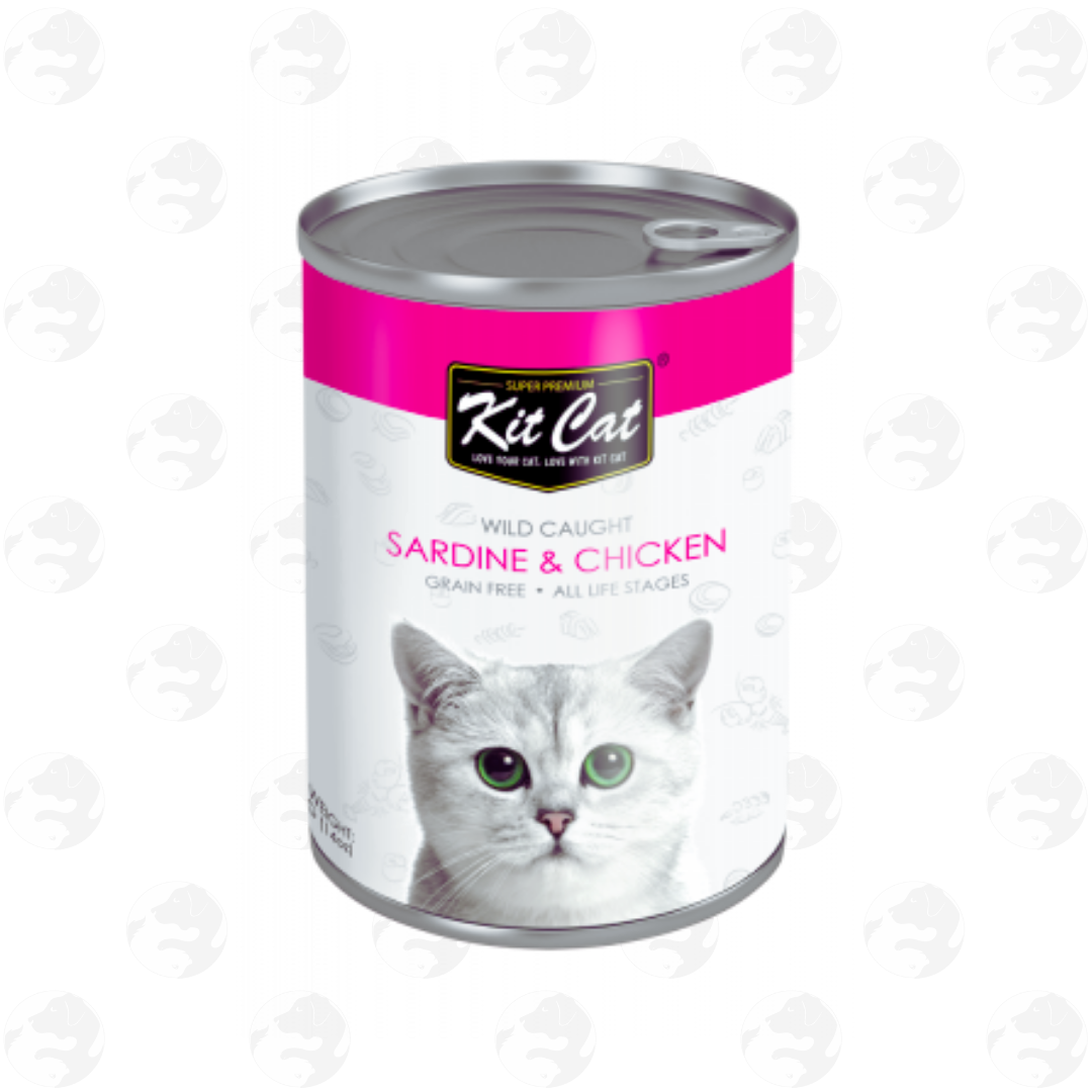 Kit Cat Super Premium Can Cat Food Grain Free 400g Wet Food
