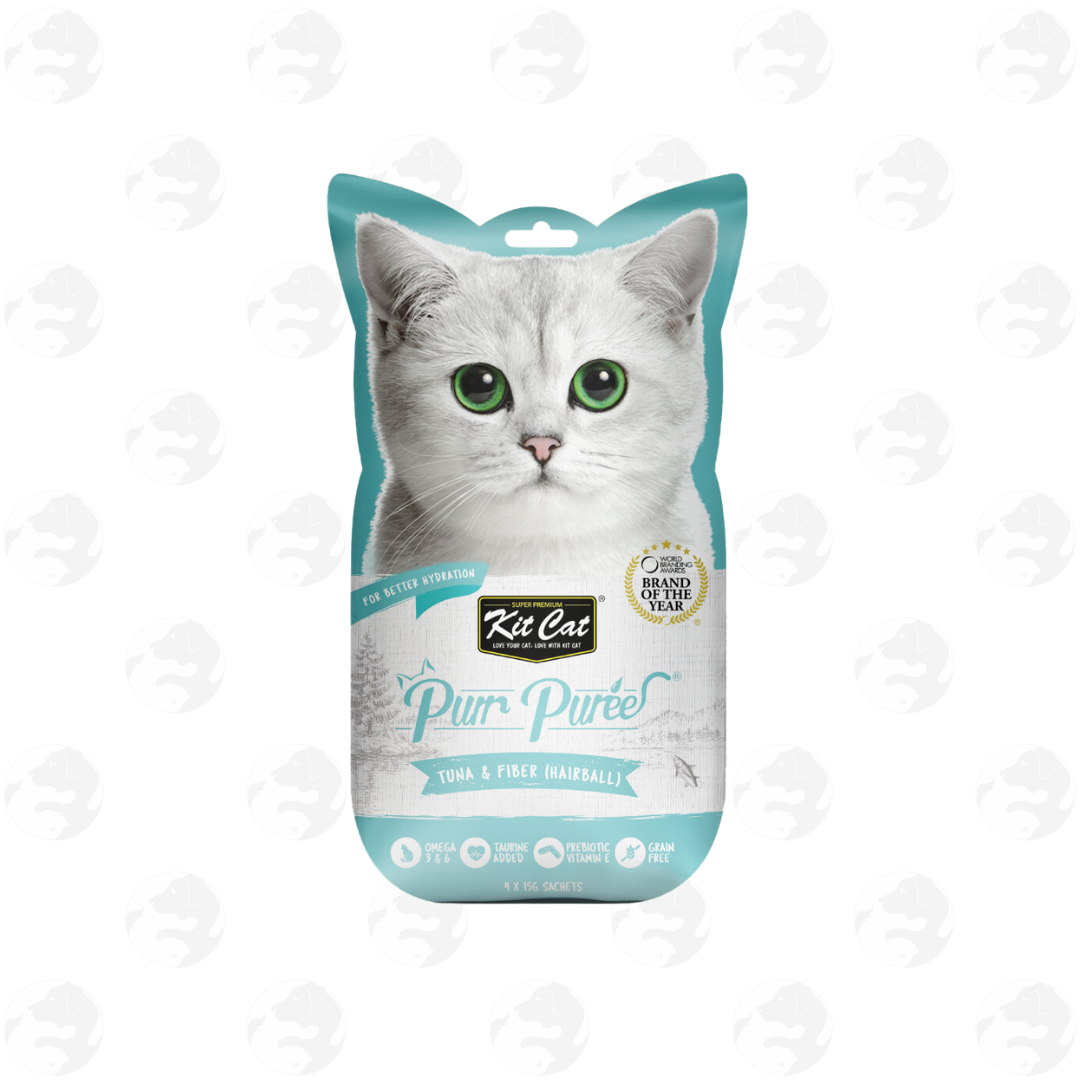 Kit Cat Purr Puree and Purr Puree Plus 4 Sticks Cat Treat