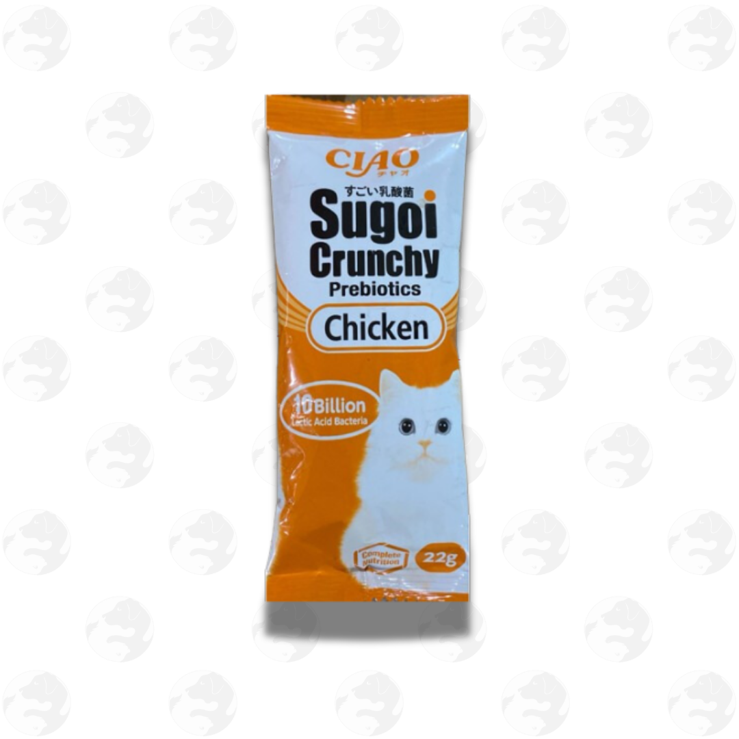 Ciao Sugoi Crunchy Prebiotics Cat Treats 22g