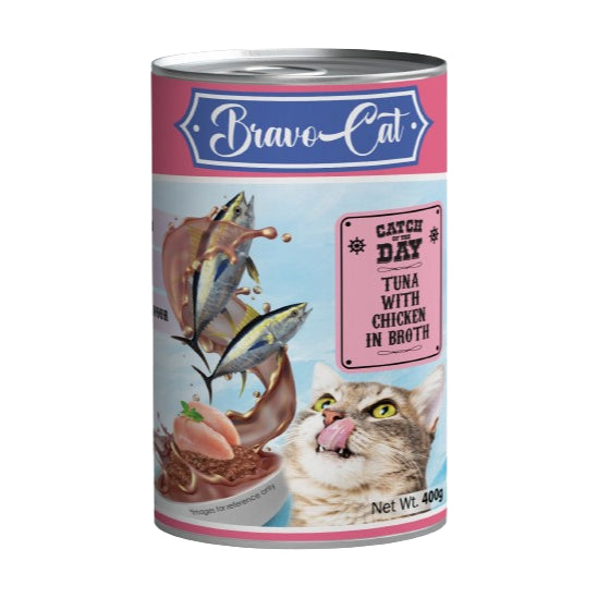 Bravo Wet Cat Canned Food 400g