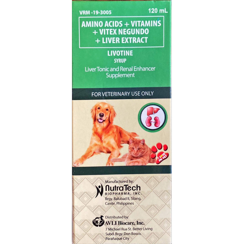 Livotine ( Liver Tonic and Renal Enchancer Supplement ) 60 ml and 120ml