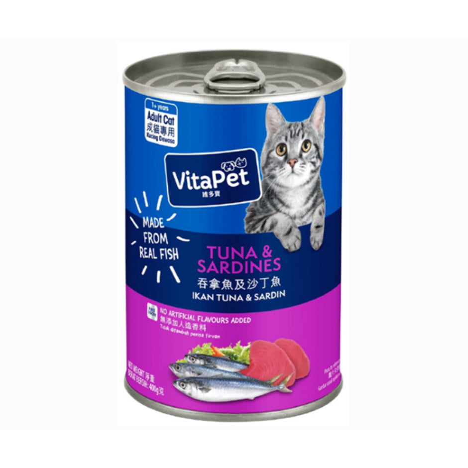 VitaPet Adult Cat Food in Can 400g