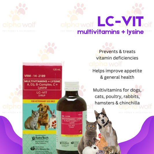 LC-Vit Multivitamins For Pets 60-120ml