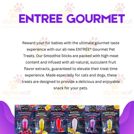 Entree Smoothie Stick Treats For Dogs and Cats 70g