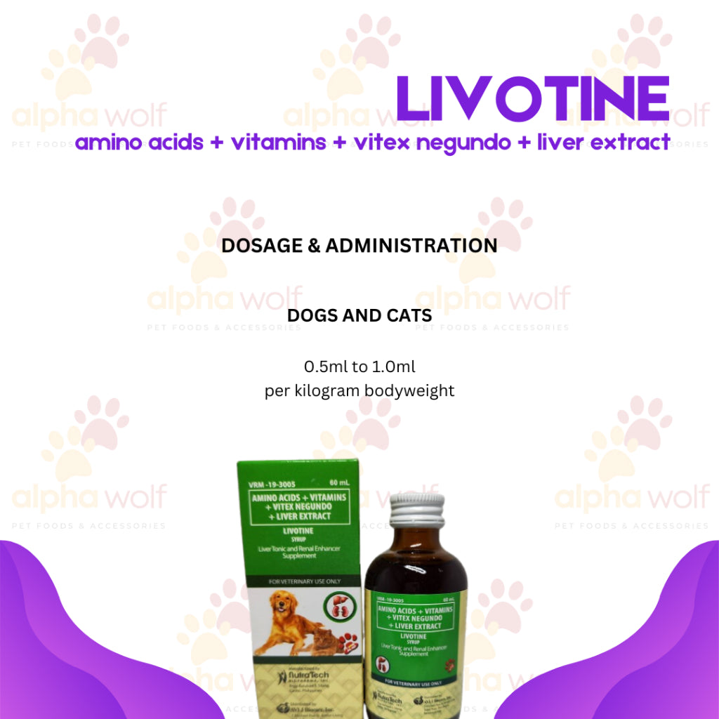 Livotine ( Liver Tonic and Renal Enchancer Supplement ) 60 ml and 120ml
