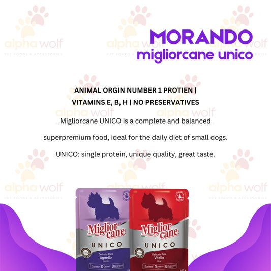 Miglior Cane Unico - Morando Wet Food for Dog 100g
