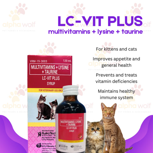 LC-Vit Plus (For Cats) w/ Taurine 60-120ml