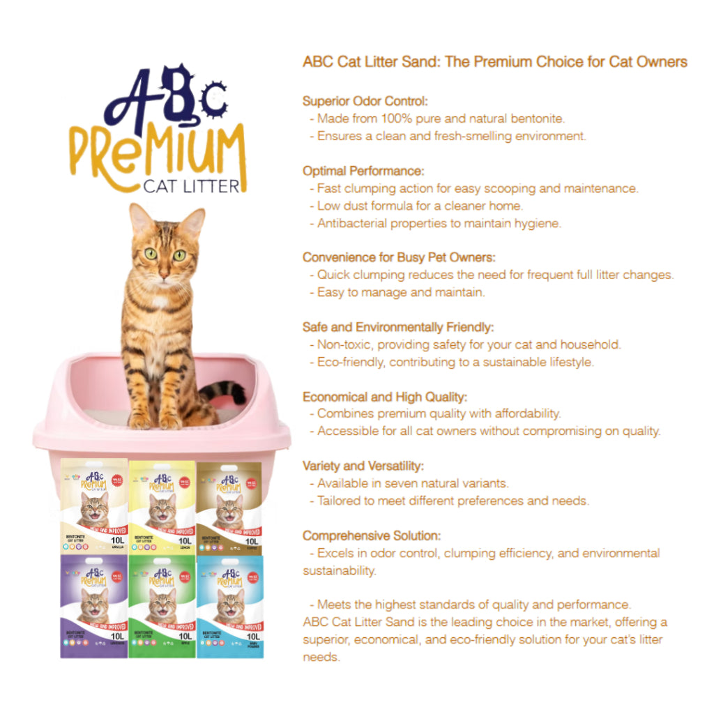 ABC Bentonite Cat Litter Sand  | 10L