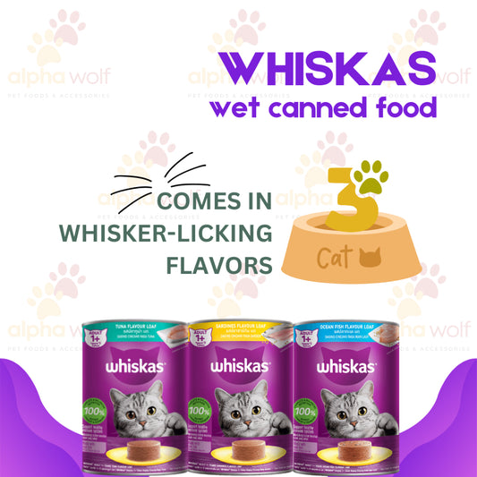 Whiskas Wet Cat Canned Food 400g