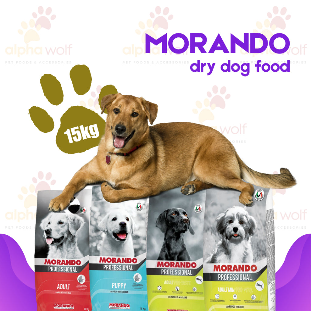 Morando Professional Dry Dog Food for Puppy and Adult