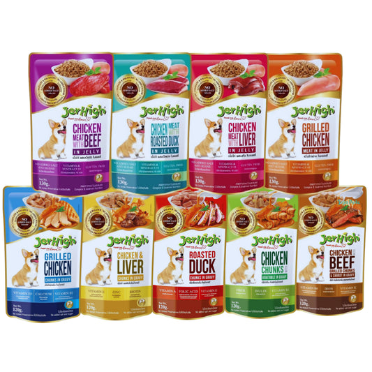 Jerhigh Dog Wet Food Pouch 120g