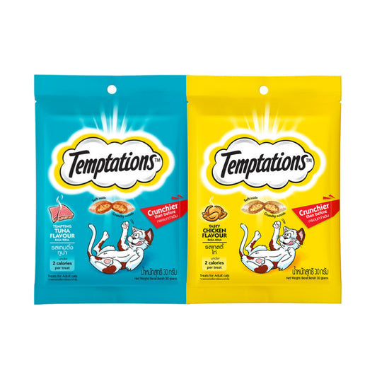 Temptations Cat Treats Crunchier 30g