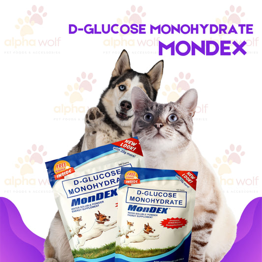 Mondex Dextrose Powder D-Glucose Monohydrate for Dogs 100grams and 360grams Meds PLA