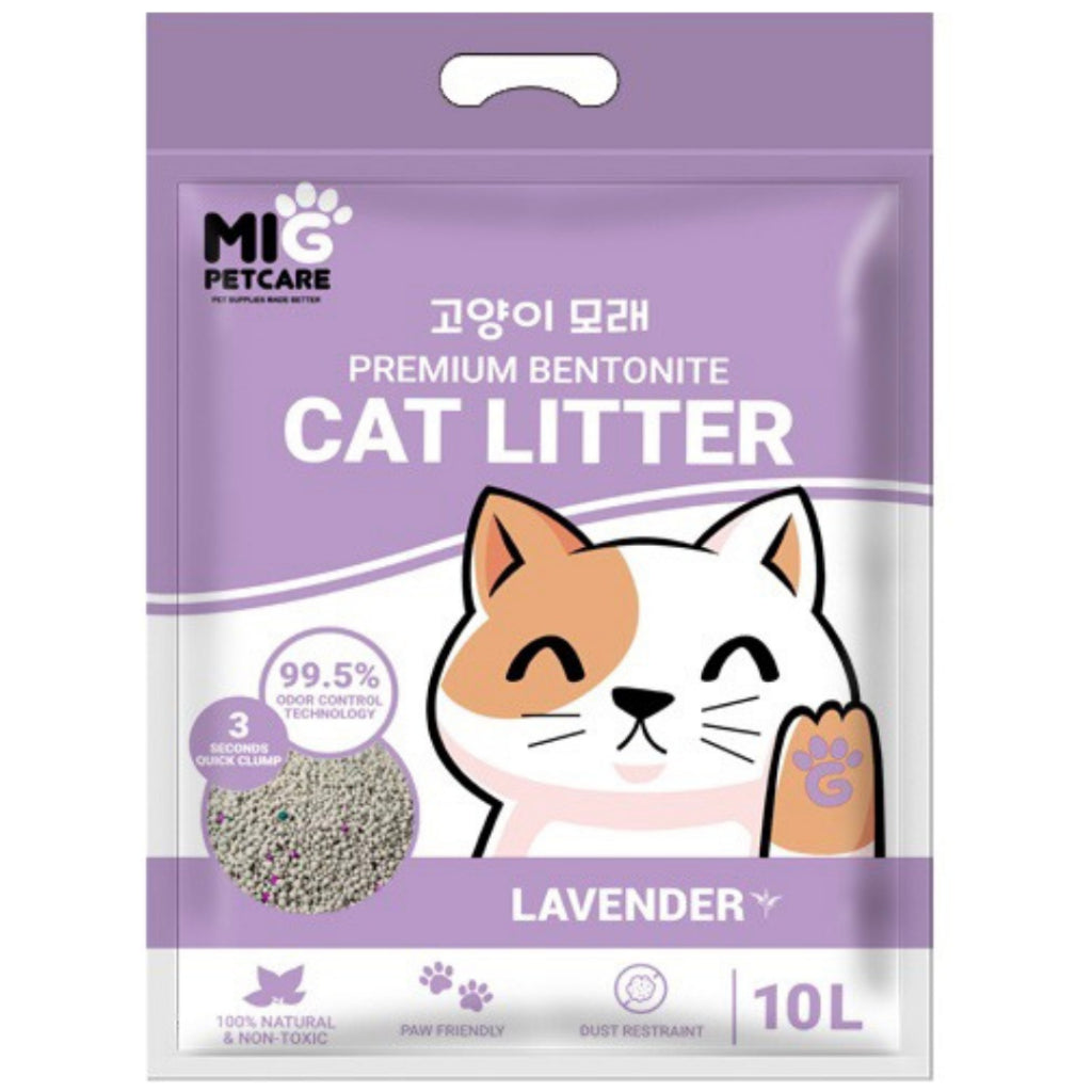 MIG PETCARE Premium Bentonite Cat Litter 10L