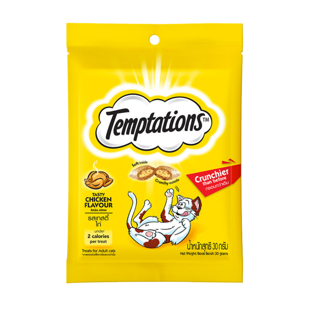 Temptations Cat Treats Crunchier 30g