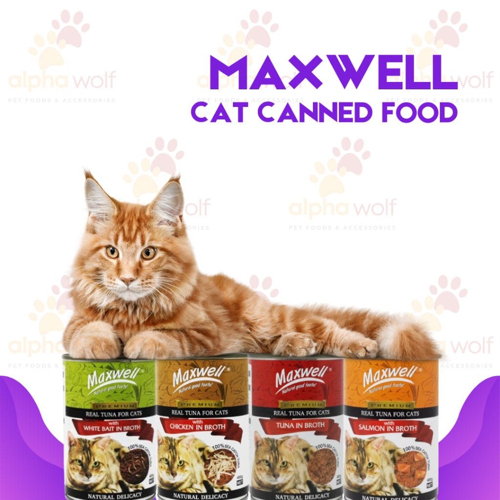 Maxwell Premium Real Tuna Canned Cat Food 400g