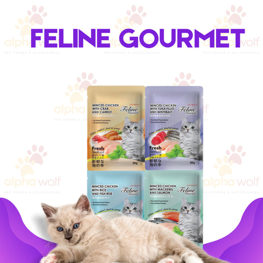 Feline Gourmet Pouch Wet Cat Food 80g