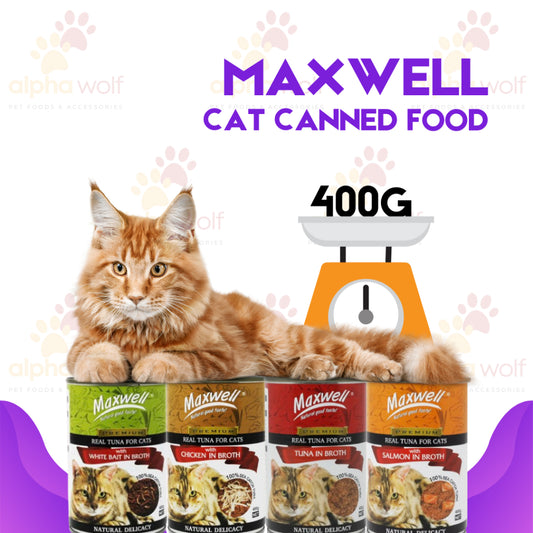 Maxwell Premium Real Tuna Canned Cat Food 400g