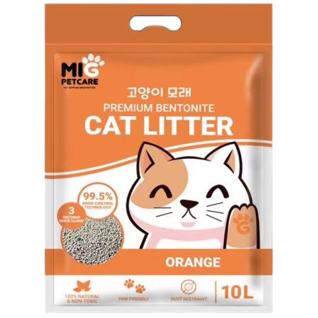 MIG PETCARE Premium Bentonite Cat Litter 10L
