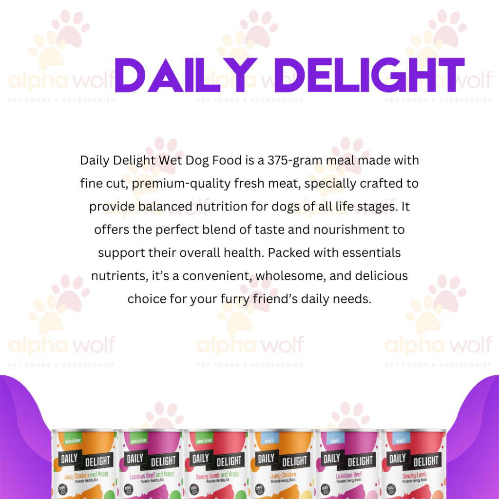 Daily Delight Wet Dog Food 375g