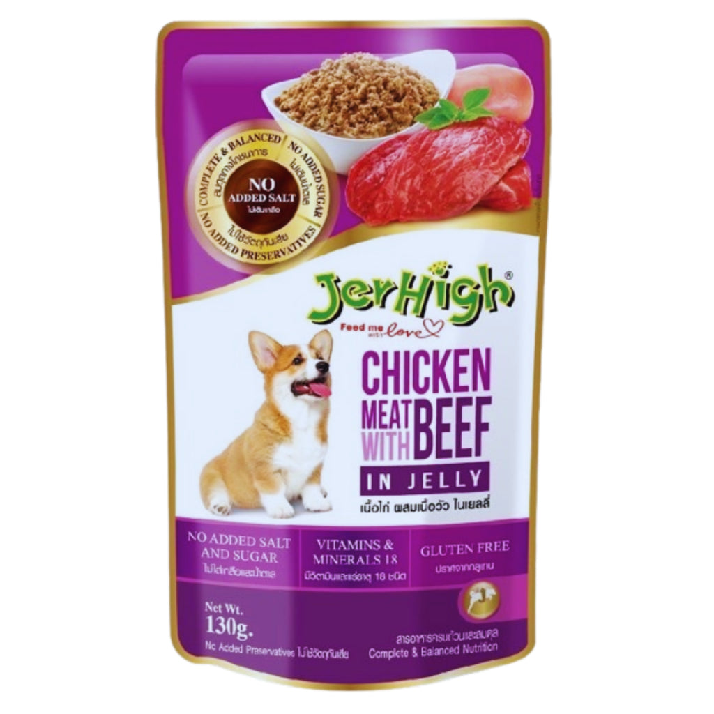 Jerhigh Dog Wet Food Pouch 120g