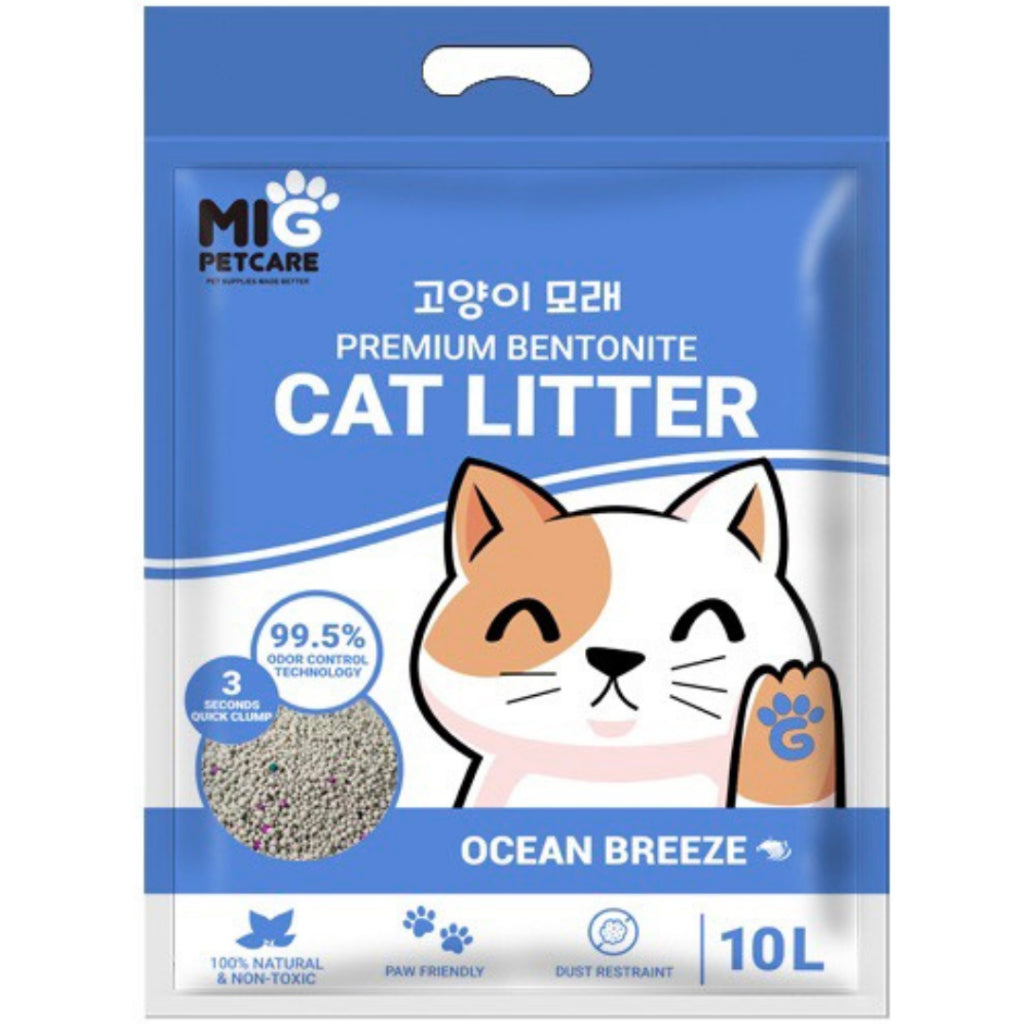 MIG PETCARE Premium Bentonite Cat Litter 10L