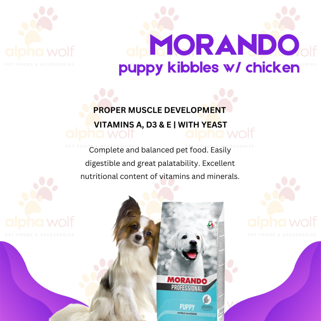 Morando Professional Dry Dog Food for Puppy and Adult