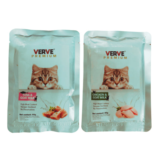 Verve Premium Wet Cat Food in Gravy Pouch 85g
