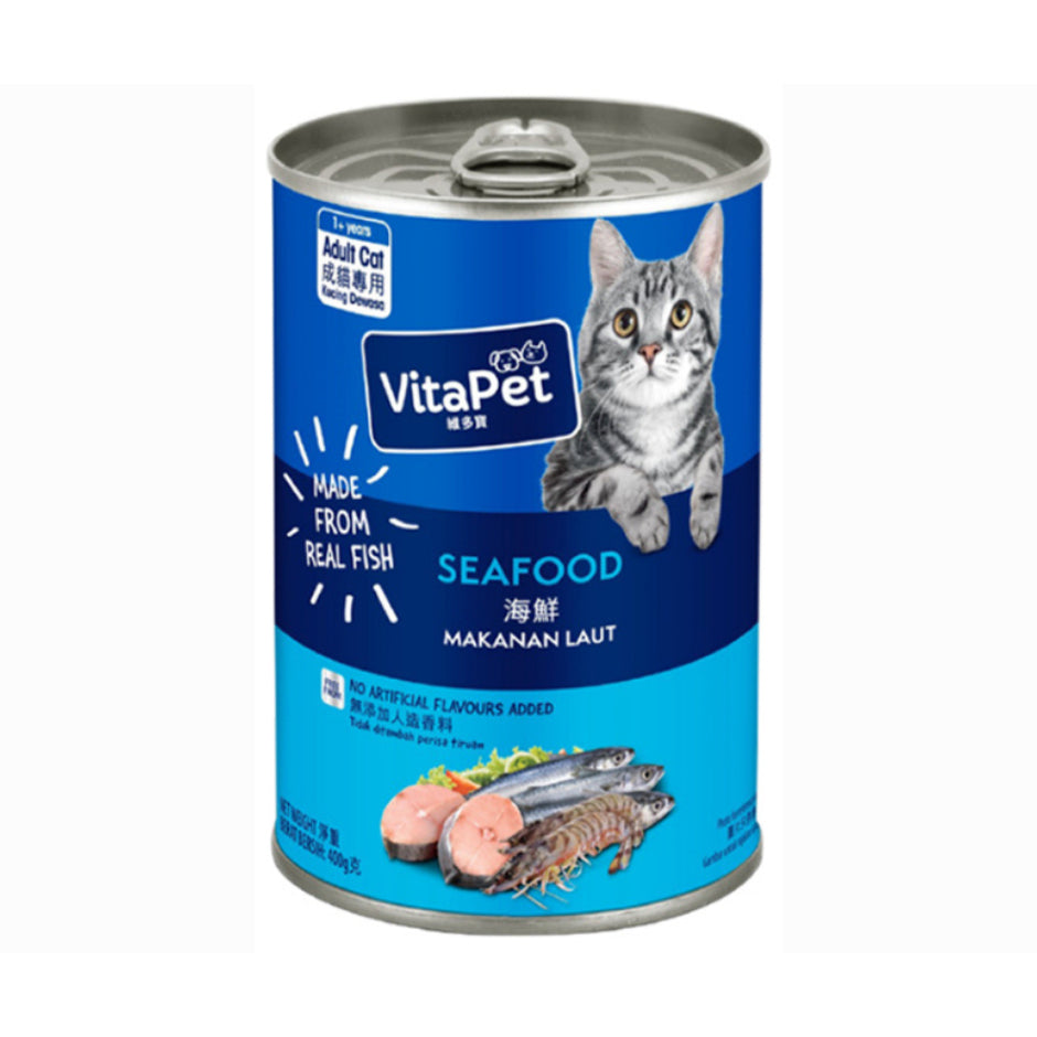 VitaPet Adult Cat Food in Can 400g