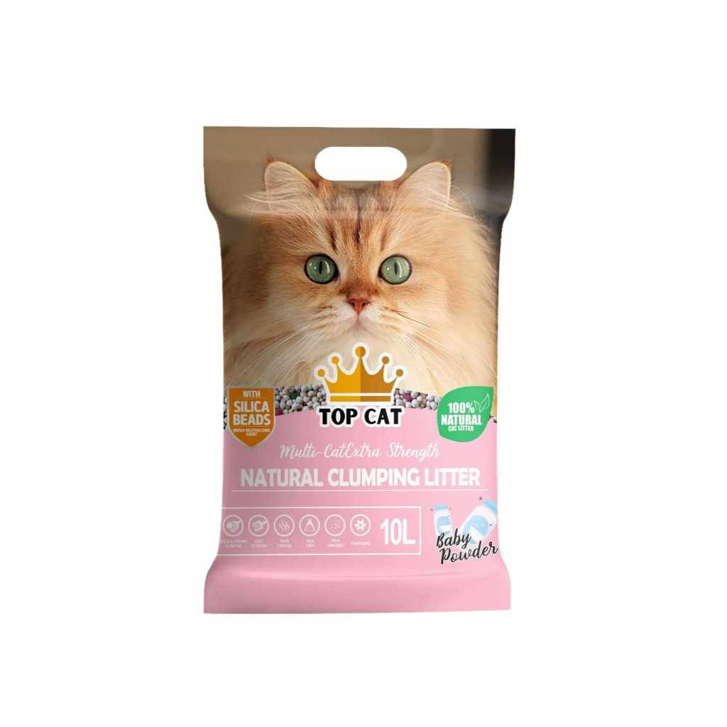 Top Cat Litter Sand Natural Clumping Litter 10L