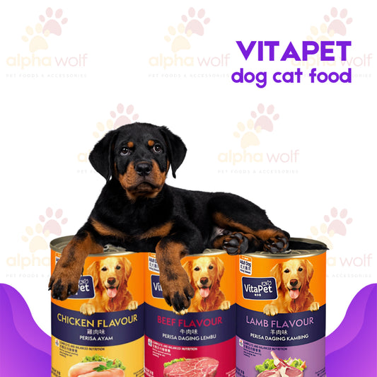 VitaPet Wet Dog Food in Can 400g